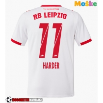 Moške Nogometnih dresov RB Leipzig Conrad Harder #11 Domači 2025-26 Kratki rokavi